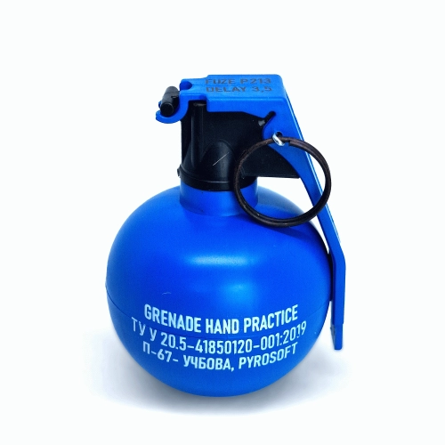 Granat rozpryskowy treningowy PYROSOFT P-67 NATO PRACITAL BLUE